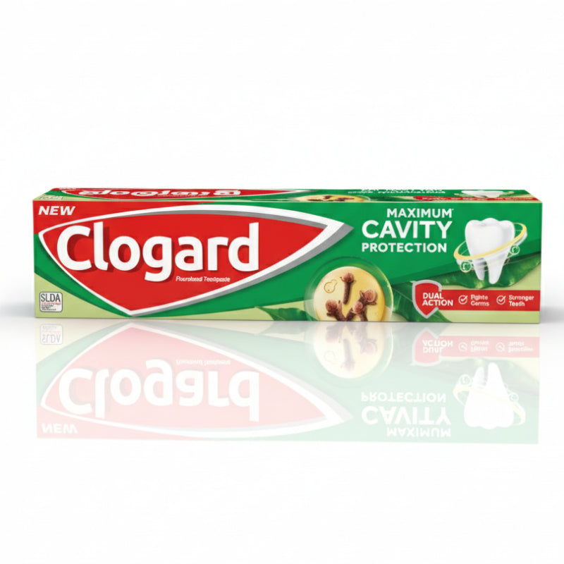 Clogard Max Cavity Defense Toothpaste (Fluoride + Clove Oil)