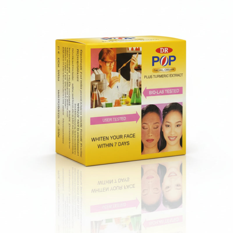 DOCTOR POP Popular Facial Cream Plus Turmeric Extract – 4g