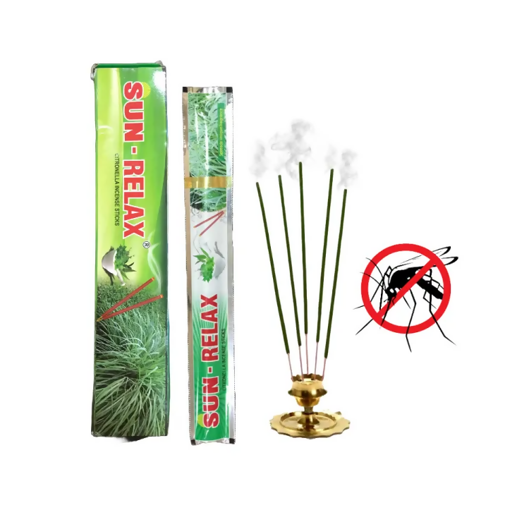 Sun Relax Citronella Mosqito Insense Sticks , Mosquito Killer, - 10 Sticks