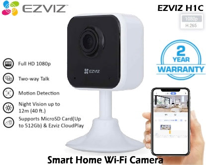 EZVIZ H1C Wi-Fi Indoor Smart Baby Monitor 1080P FHD Camera