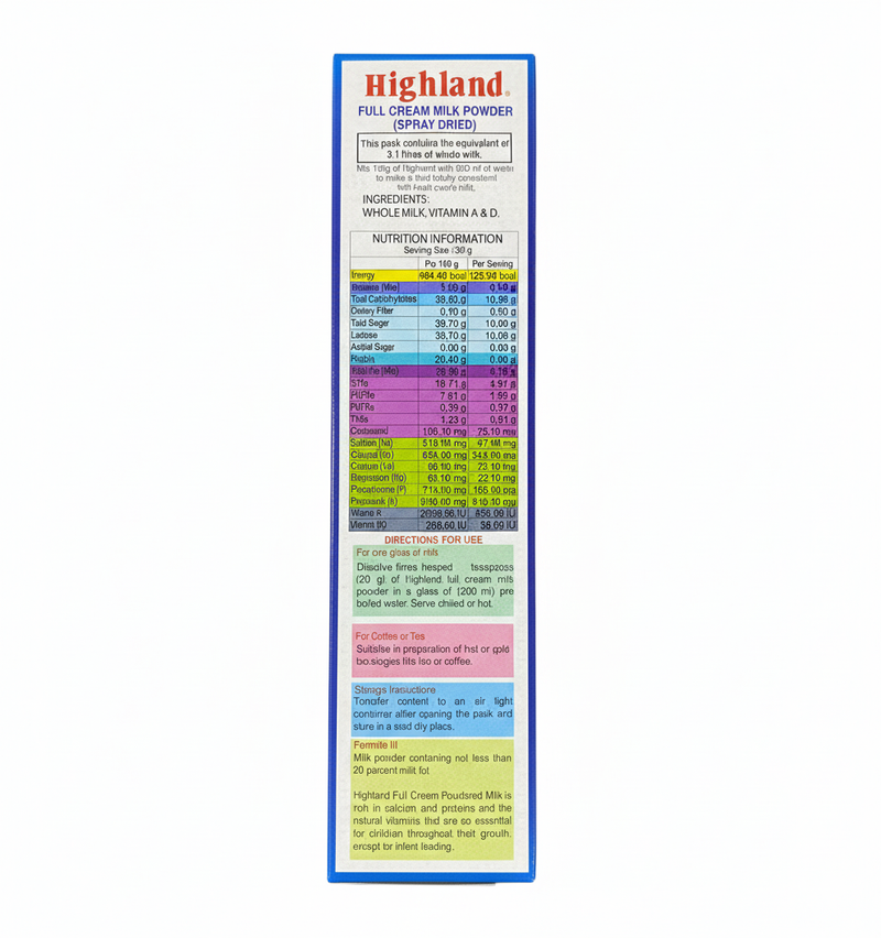 Highland Full Cream Milk Powder - 400g