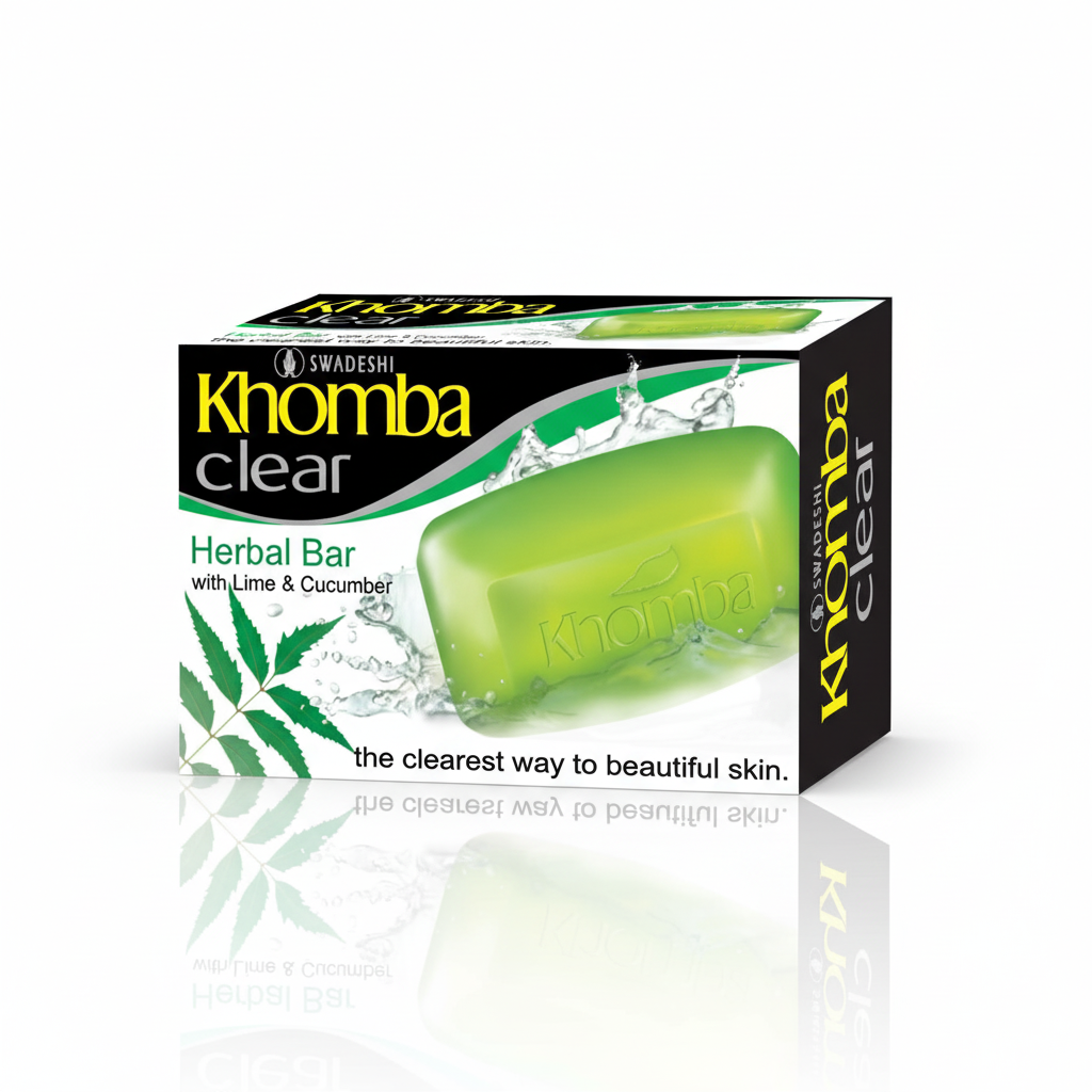 Swadeshi Khomba Herbal Clear Soap - 70g