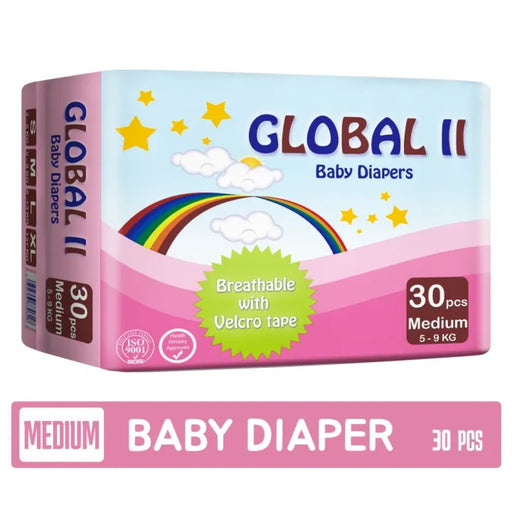 Global Baby Diapers  30pcs