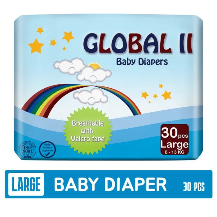 Global Baby Diapers  30pcs