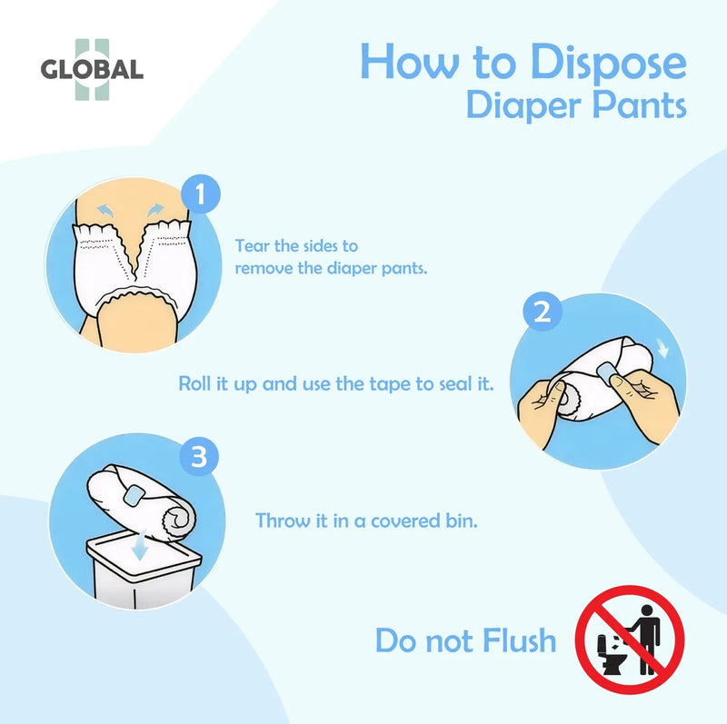 Global Baby Pants Diapers 50pcs