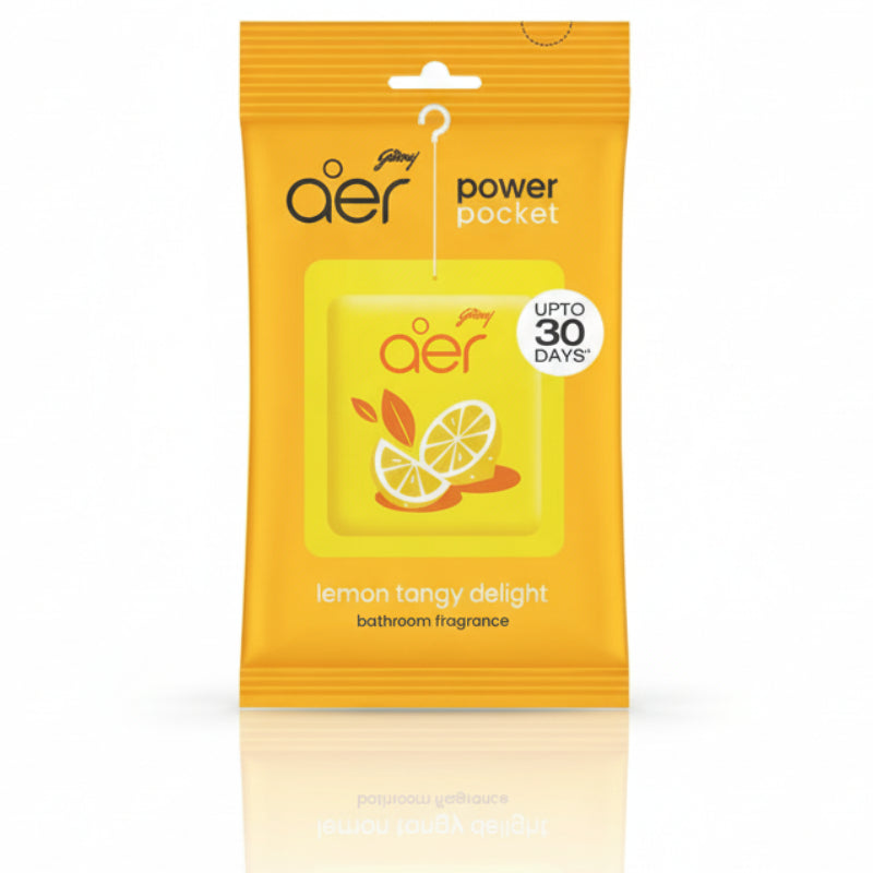 *Godrej aer Power Pocket Air Freshener - Lemon Tangy Delight*
