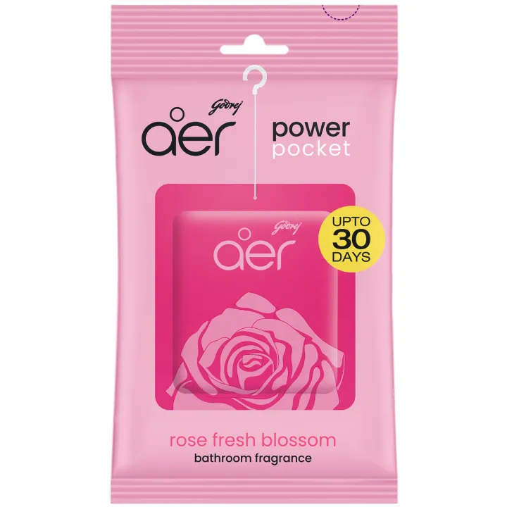 Godrej aer Power Pocket Air Freshener - Rose Fresh Blossom