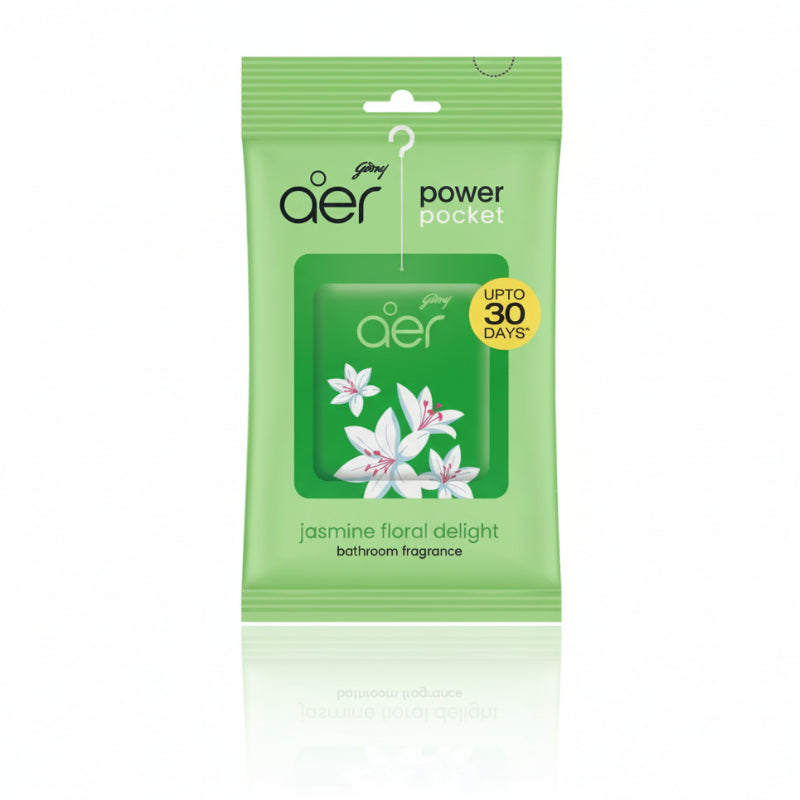 Godrej aer Power Pocket Air Freshener - Jasmine Floral Delight