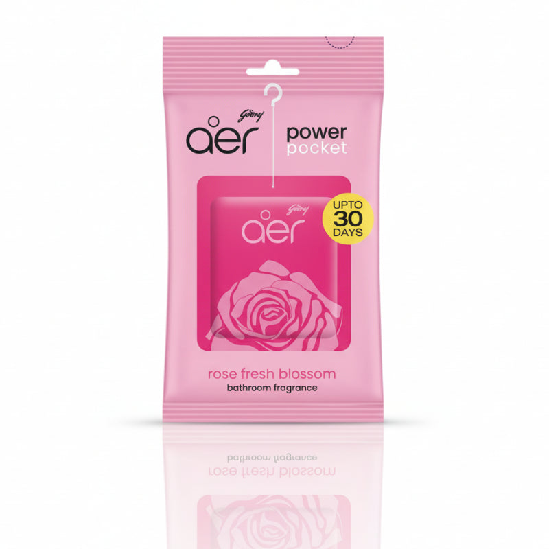 Godrej aer Power Pocket Air Freshener - Rose Fresh Blossom – QBAY