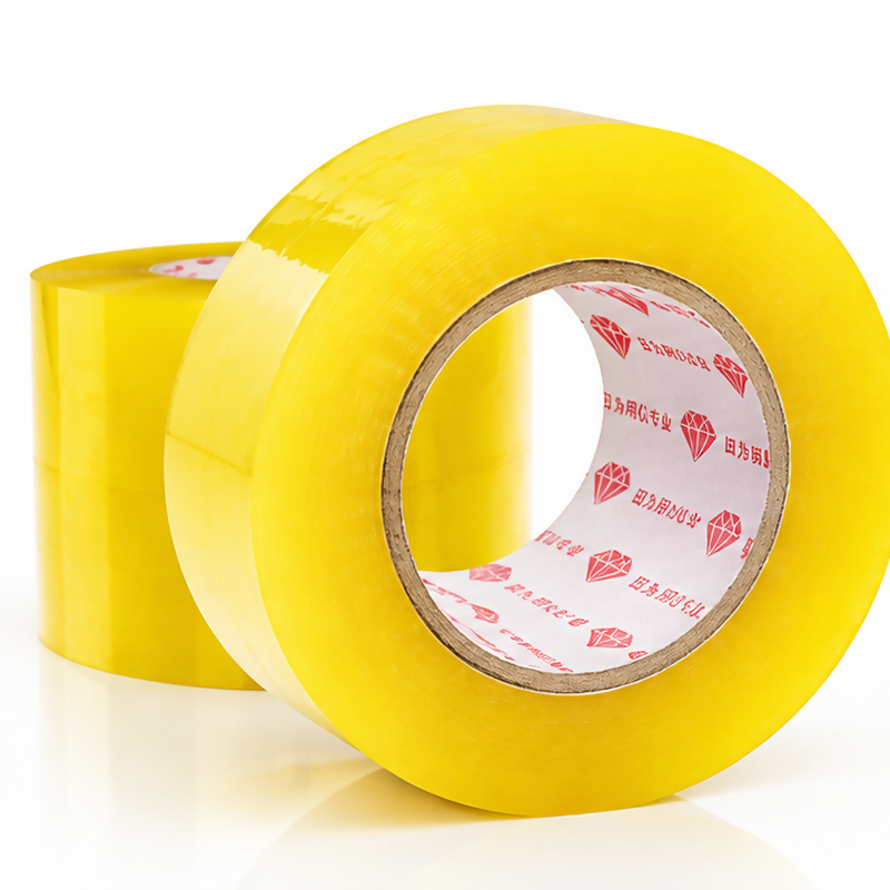 Transparent Yellow Packing Tape – 2 Inch × 300m - 1pcs