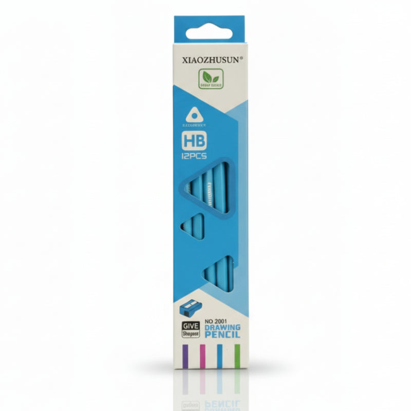 HB முக்கோண வரைதல் பென்சில் - 1 பெட்டி - (ஒவ்வொன்றும் 12 பென்சில்கள் கொண்ட பெட்டி)