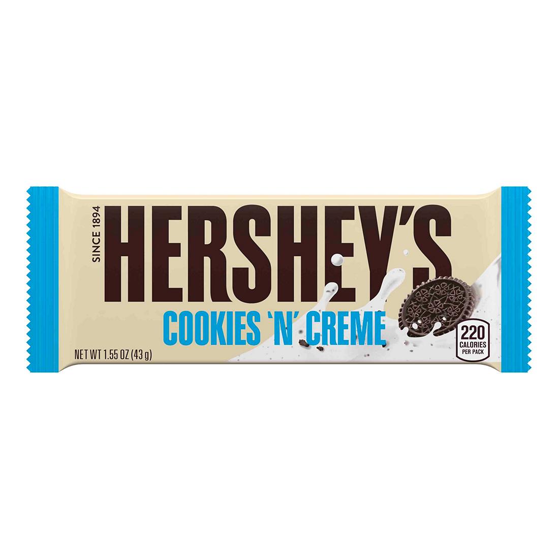 HERSHEY’S Cookies ‘n’ Creme Chocolate - 43g