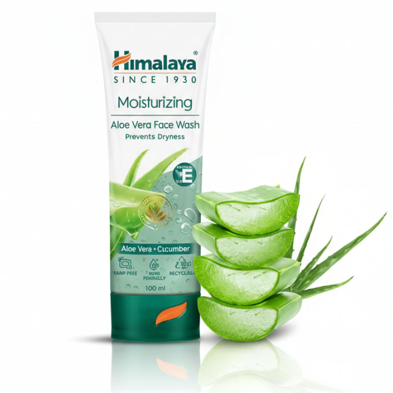 Himalaya Moisturizing Aloe Vera Face Wash - 100ml