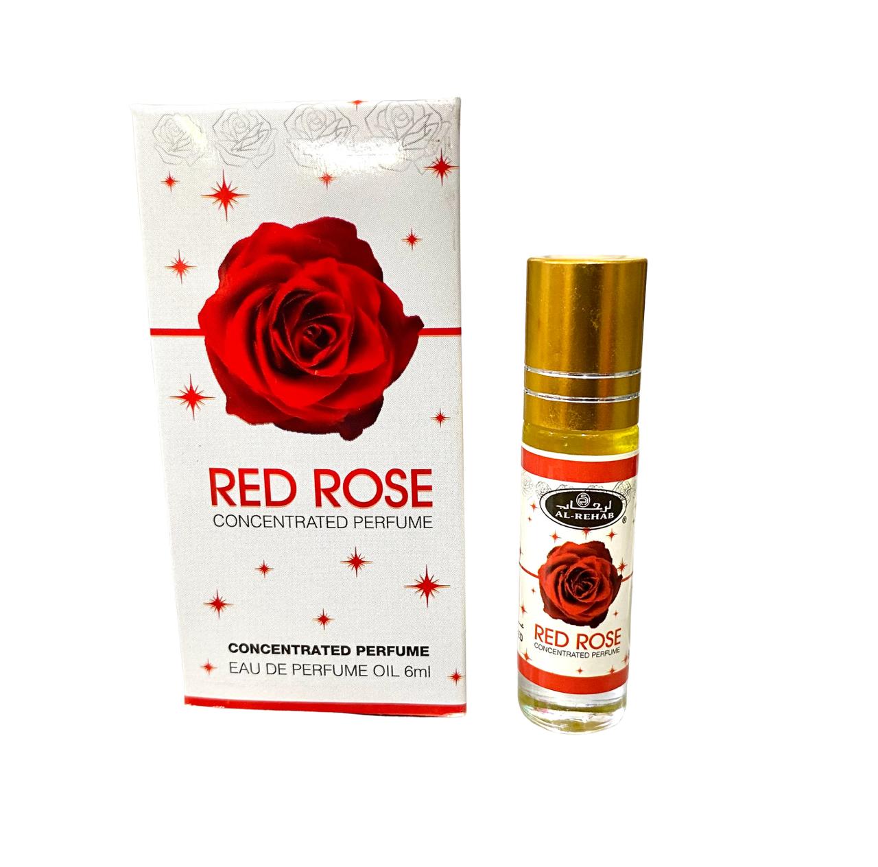 AL-REHAB Red Rose Concentrated Attar Perfume - 6ml