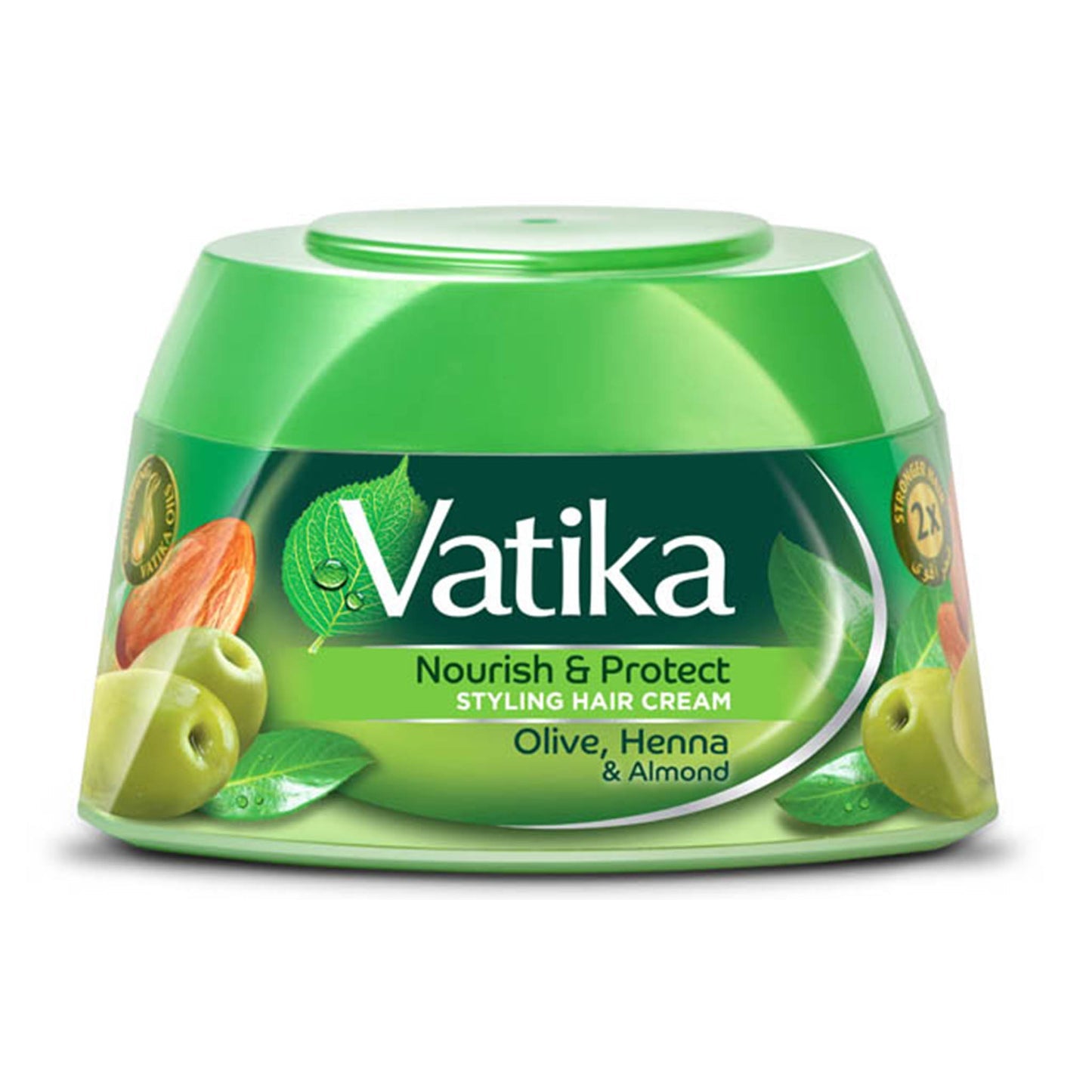 Vatika Nourish & Protect Styling Hair Cream With Olive, Henna & Almond - 140 ml