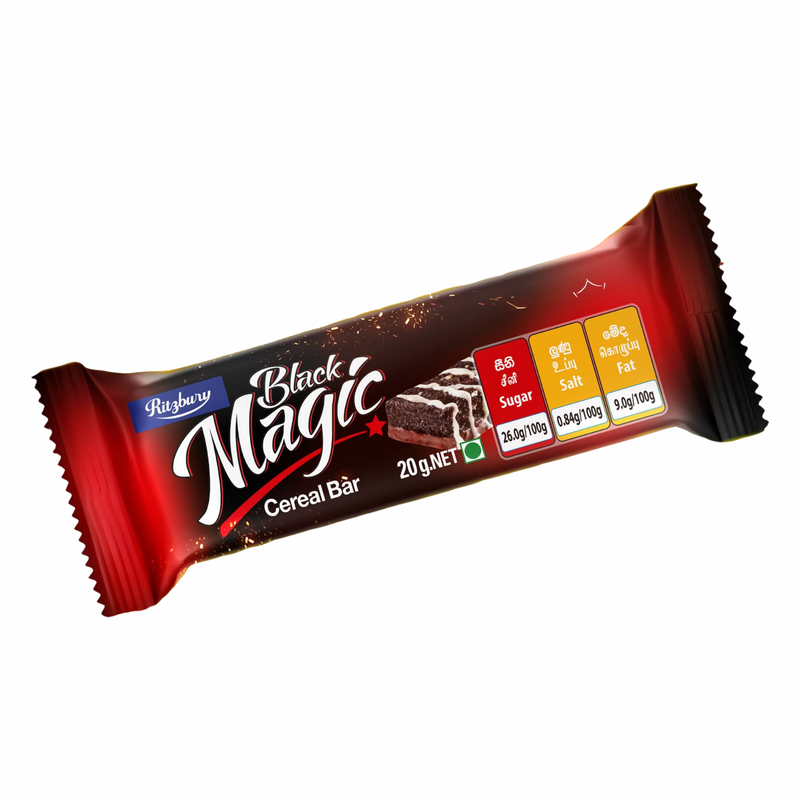 Ritzburyz Black Magic Cereal Bar - 20g