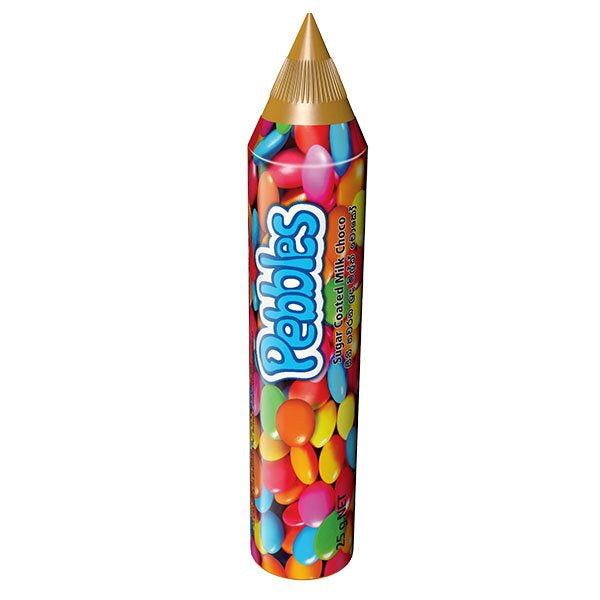 Ritzbury Pebbles Chocolate Tube - 25g