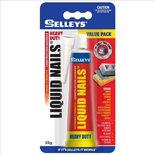 SELLEYS LIQUID NAILS HEAVY DUTY MINI TUBE - 35G