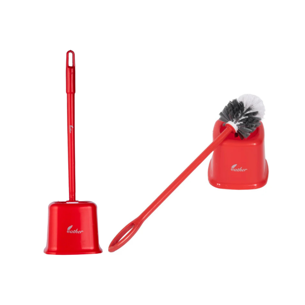 Feather Toilet Brush with Holder