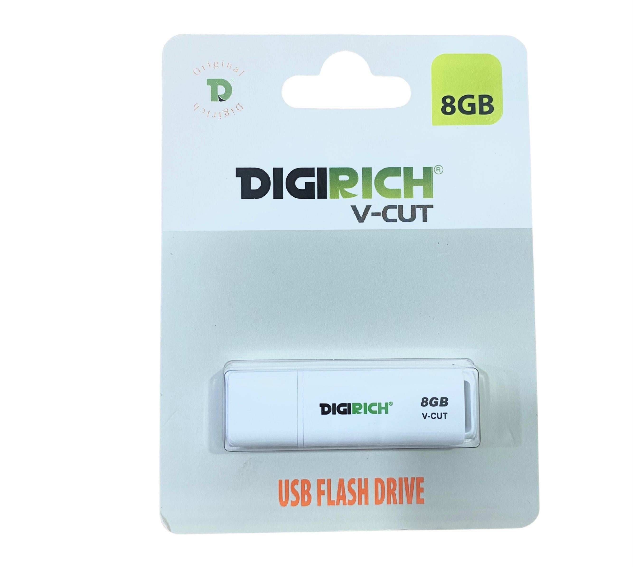 Digirich V-cut Pendrive USB Flash Drive, High Speed Pendrive