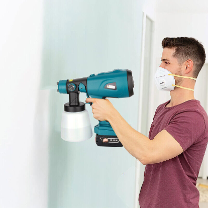 Powerful Wireless Paint Spray Gun – Cordless Rechargeable Sprayer