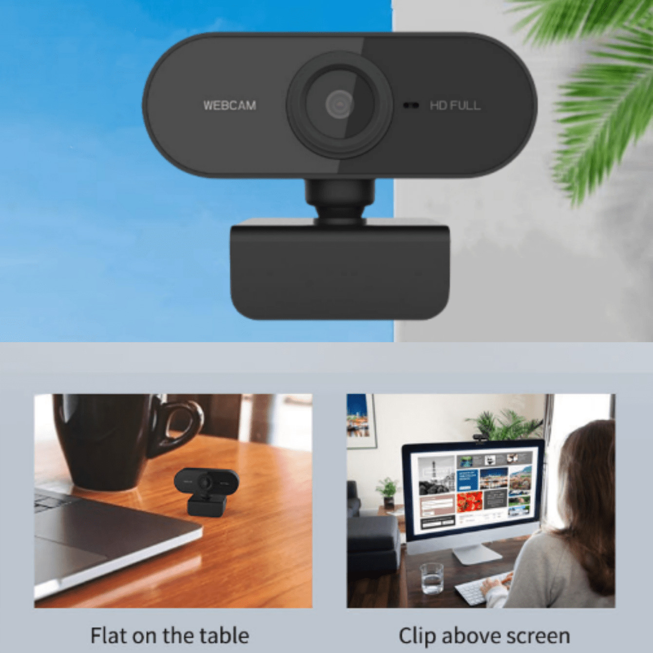 1080P Full HD USB Mini Webcam
