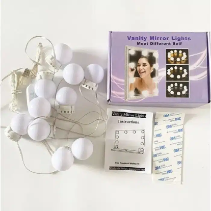 Vanity Mirror Lights – 10 LED Bulbs