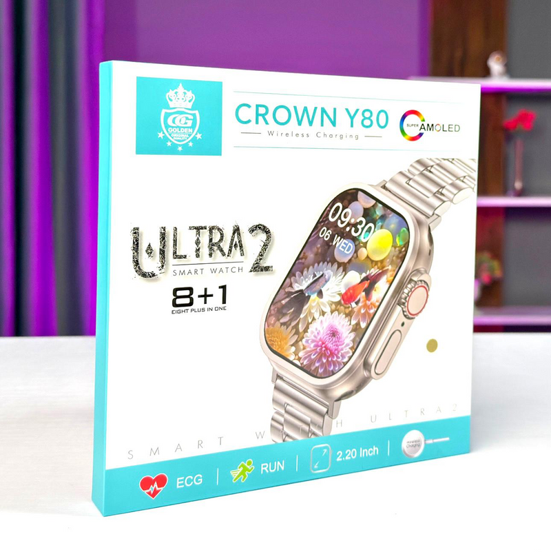 Y80 Crown Ultra Smartwatch 8+1