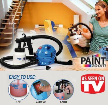 Paint Zoom Handheld Electric Spray Gun Kit