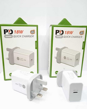 PD 18W Fast Charger – Type-C Wall Adapter