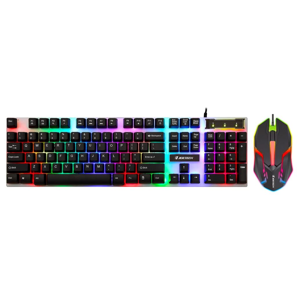 JERTECH KM170 RGB LED Gaming Keyboard & Mouse Combo