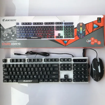 JERTECH KM170 RGB LED Gaming Keyboard & Mouse Combo