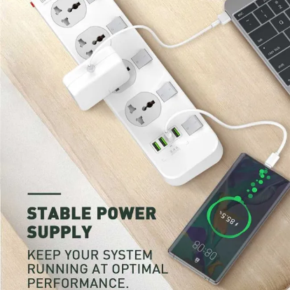 LDNIO SC4408 4 AC Outlets Universal Power Extention with 4 USB