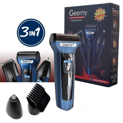 Geemy GM 566 3 in 1 Rechargeable Hair Trimmer