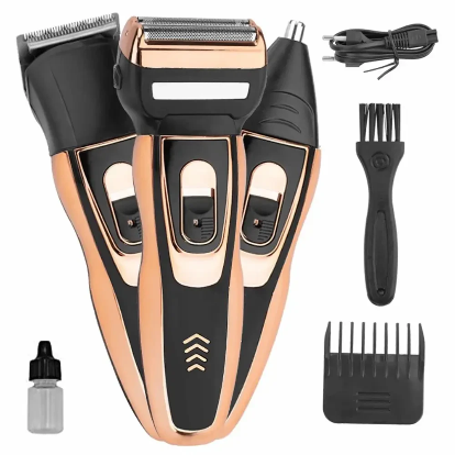 Geemy GM 595 Rechargeable 3-in-1 Shaver Trimmer