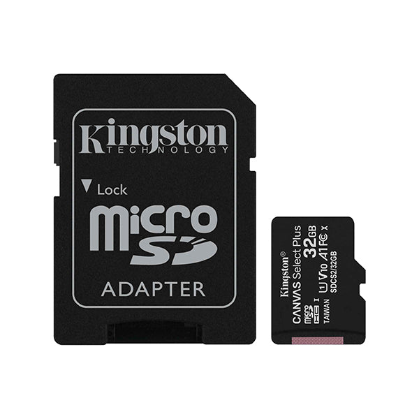 Kingston Canvas Select Plus Micro SD Card | 100MB/s | Memory Card