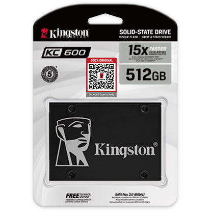 Kingston KC600 SSD 2.5″ Internal SSD | SATA 3.0 6Gb/s