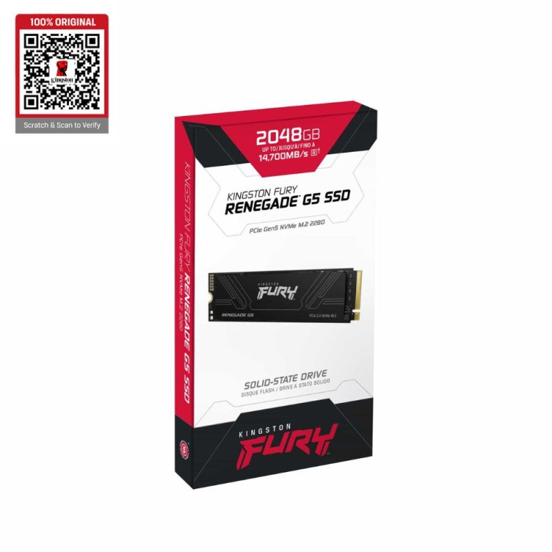 Kingston FURY Renegade G5 PCIe 5.0 NVMe M.2 SSD