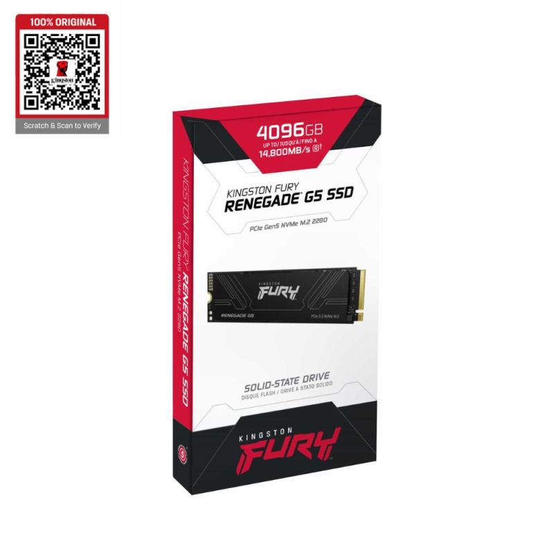 Kingston FURY Renegade G5 PCIe 5.0 NVMe M.2 SSD