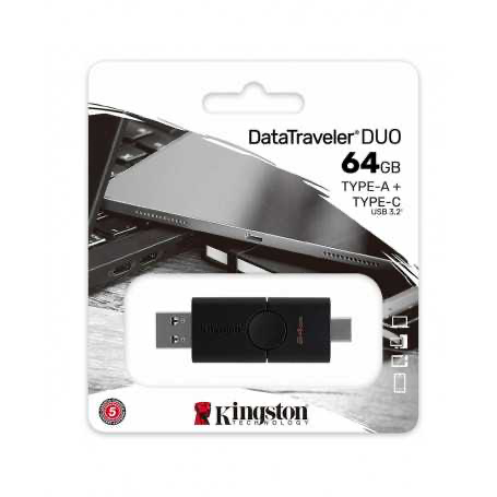Kingston DataTraveler DUO DTDE USB + USB-C (Type-C) (Origine)