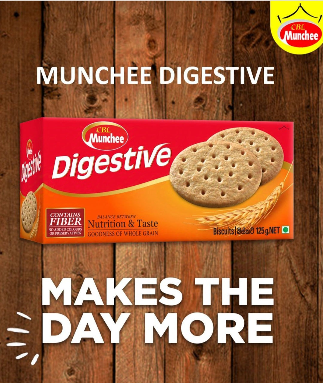 Munchee Digestive biscuits - 125g