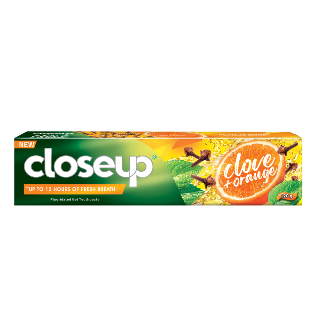 Closeup Naturals Clove and Orange Toothpaste - 120g