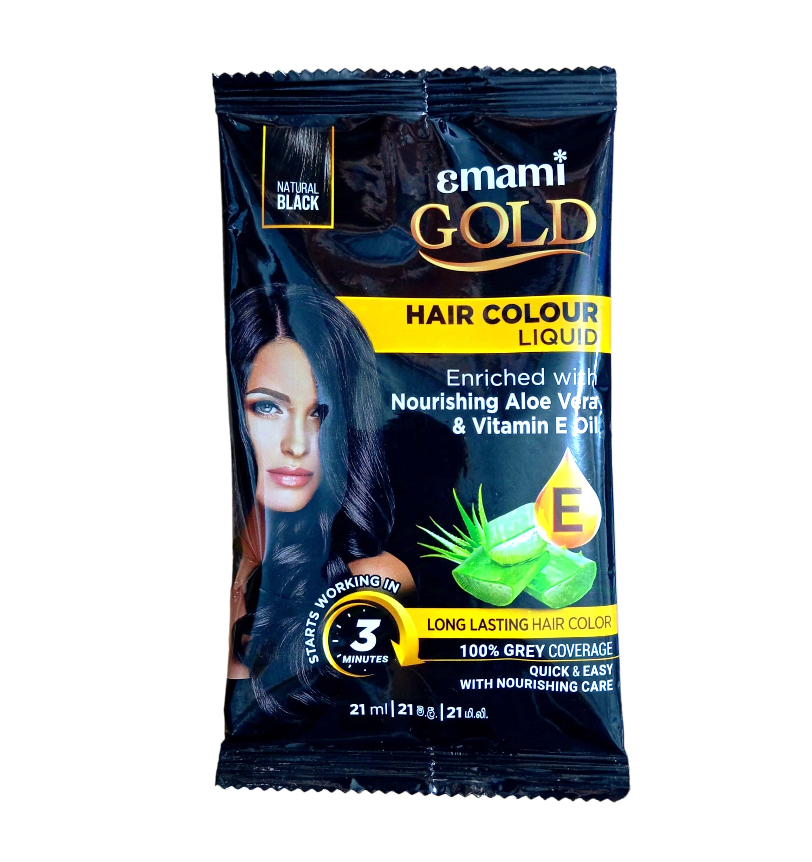 emami Gold Hair Colour Liquid - 21ml