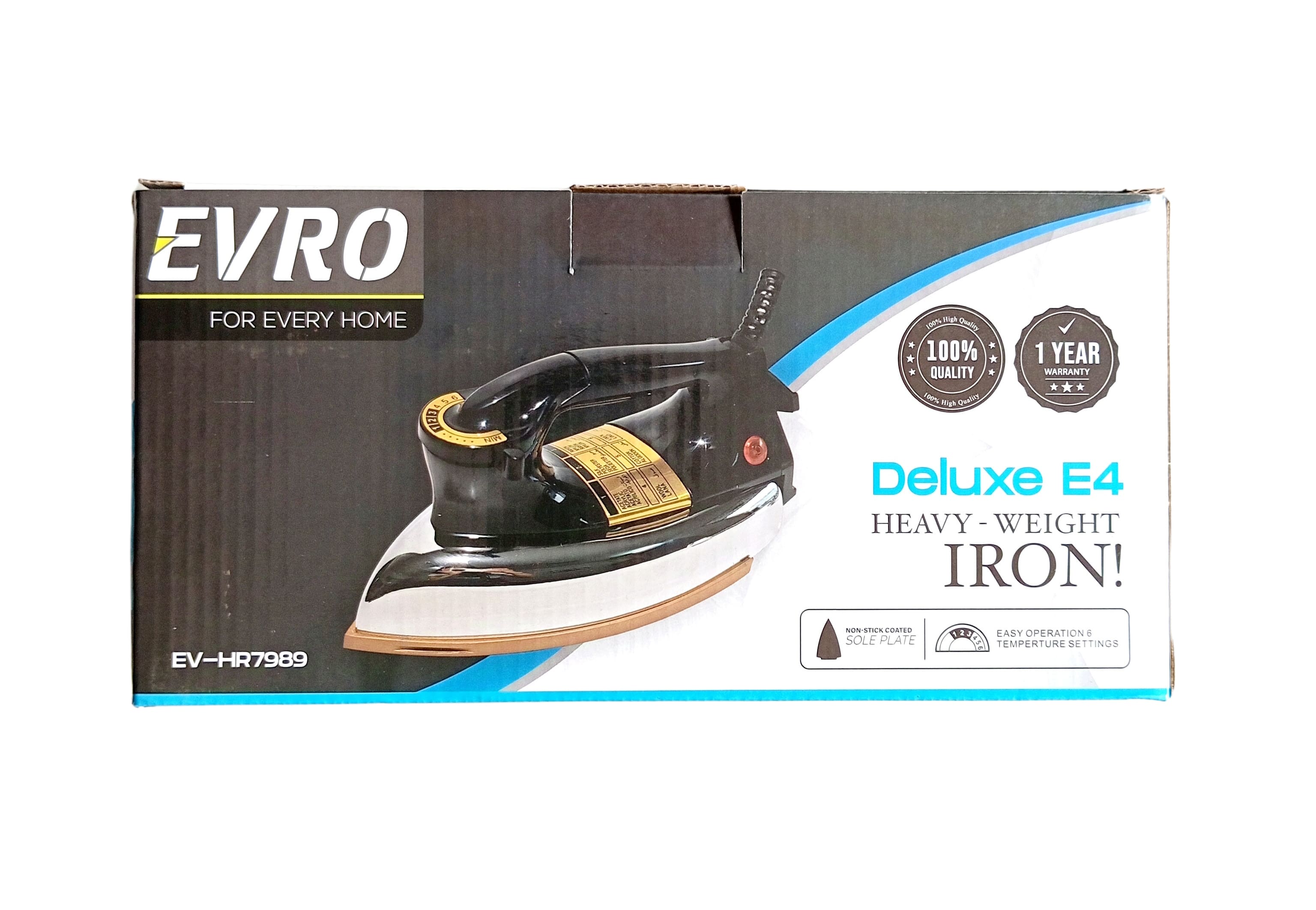 EVRO Deluxe E4 EV-HR7989 Heavy Weight Iron