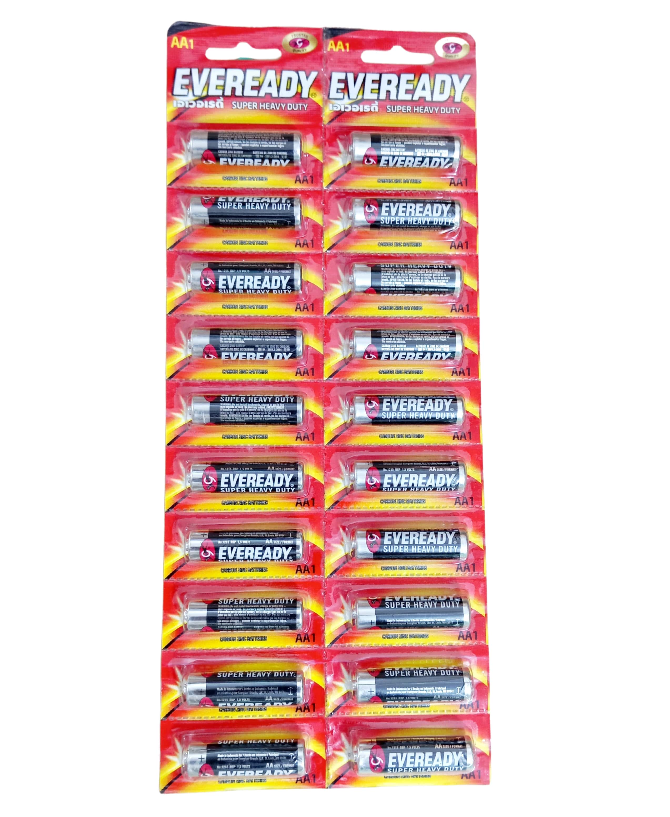 Eveready Super Heavy Duty AA Battery - 1Pcs – QBAY