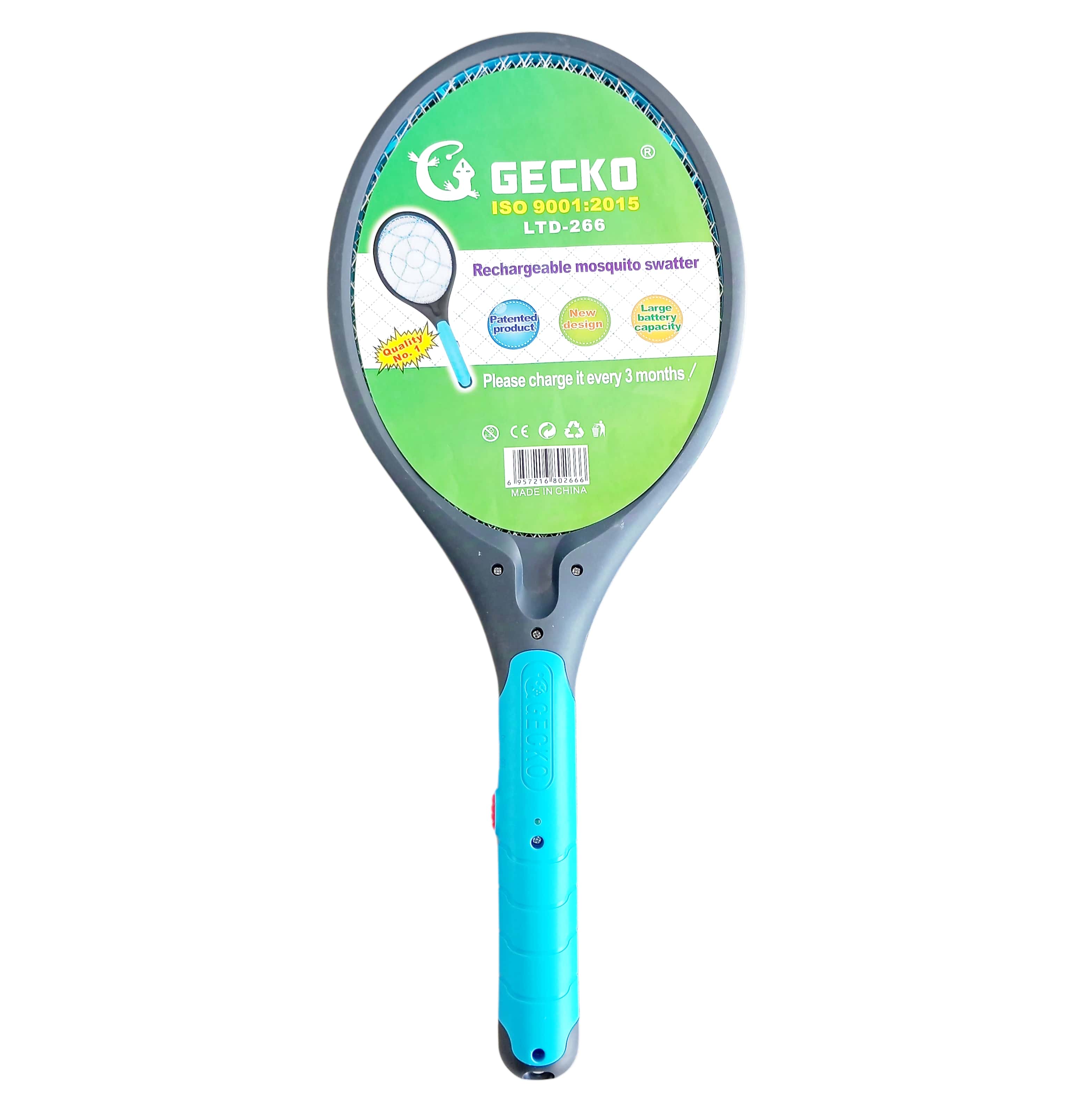 கெக்கோ ரீசார்ஜபிள் கொசு ஸ்வாட்டர்