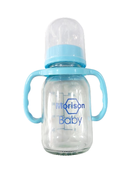 Moriso Baby Feeding Glass Bottle - 125ml