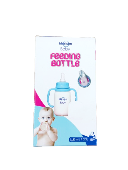 Moriso Baby Feeding Glass Bottle - 125ml