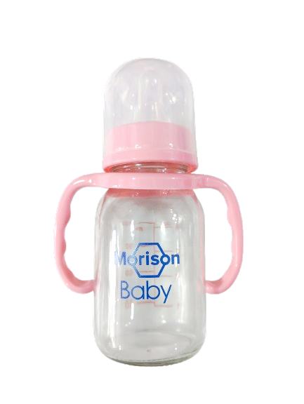 Moriso Baby Feeding Glass Bottle - 125ml