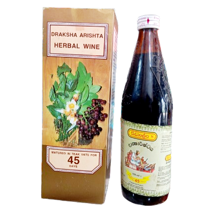 Siddhalepa Draksharishta Herbal Wine - 750ml